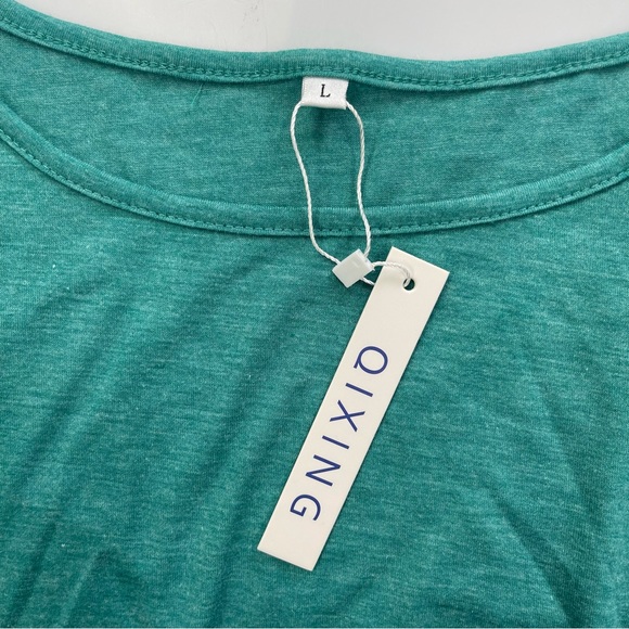 QIXING woman’s blouse size L - Picture 3 of 3